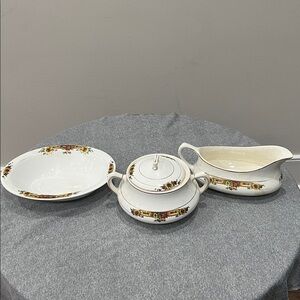 Floral Porcelain Dining Set